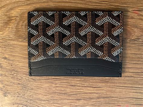 goyard saint-sulpice card wallet price|goyard card holder price paris.